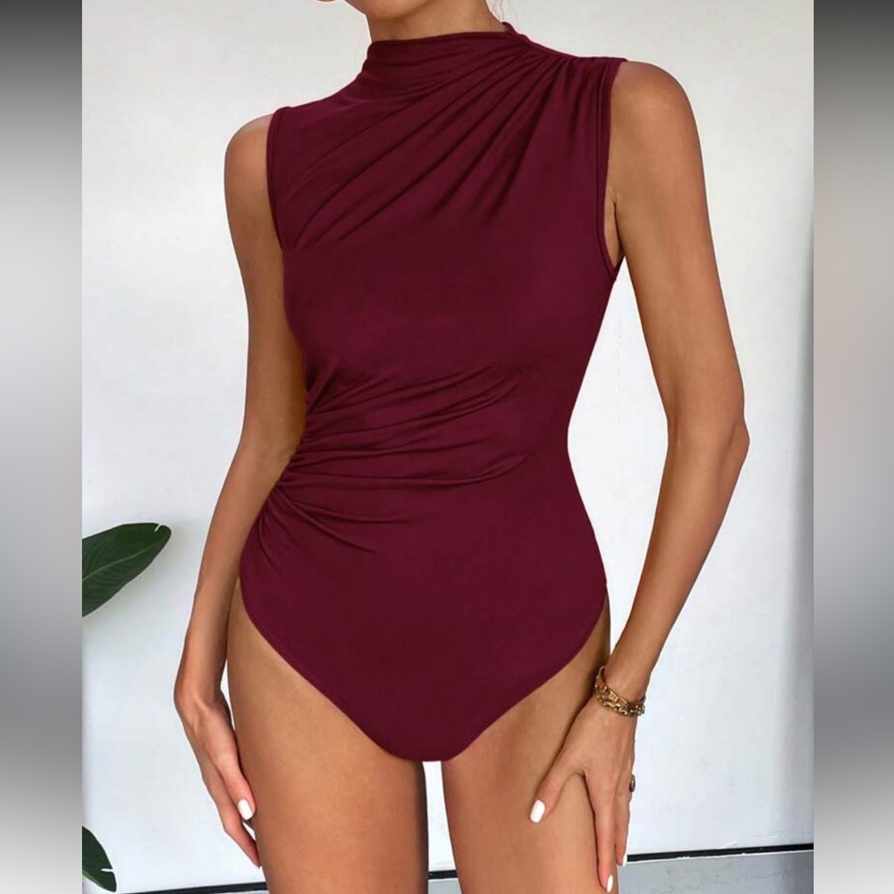 Burgundy Women’s Bodysuit